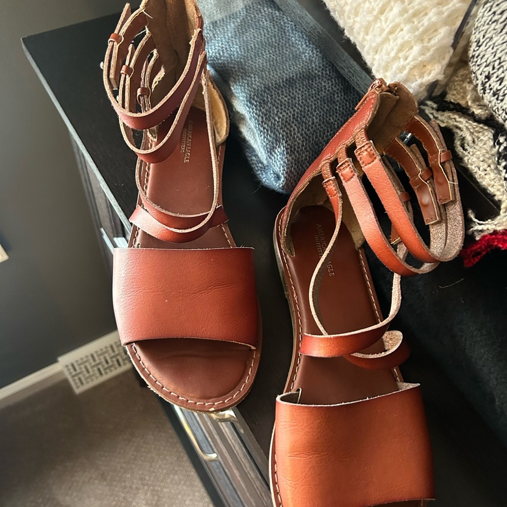 American Eagle Outfitters Brown Gladiator Sandals - Picture 2 of 3